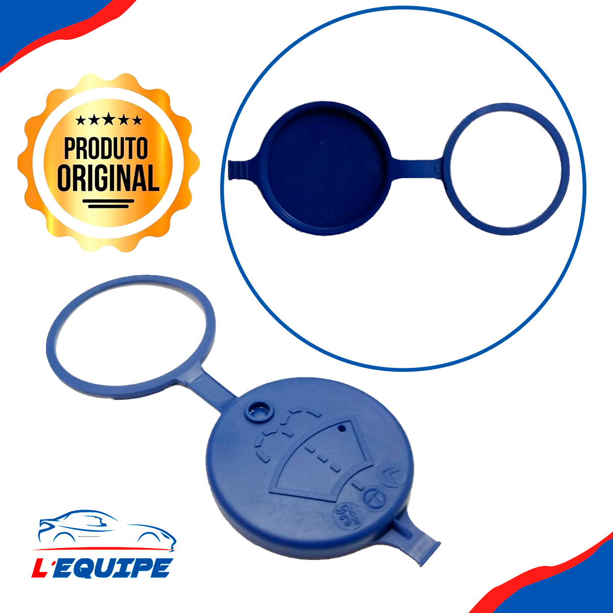 Tampa Do Reservatório Água Do Limpador Peugeot E Citroen - Imagem 2