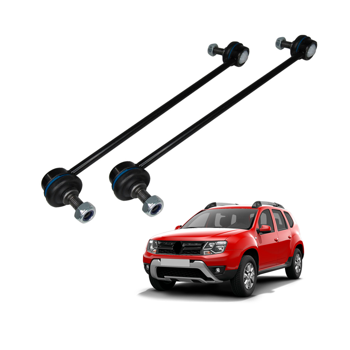 Par De Bieletas Da Barra Estabilizador Dianteiro Ou Traseiro Renault Duster