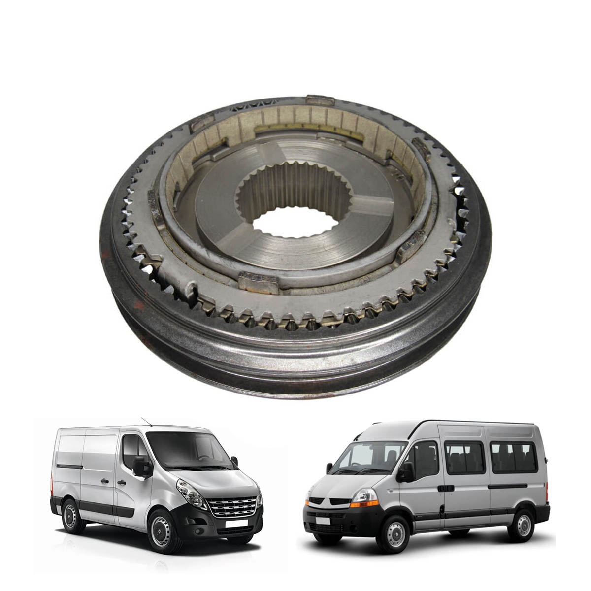 Cubo C/Anel Sincronizador Completo 1-2 Marcha Master Orig