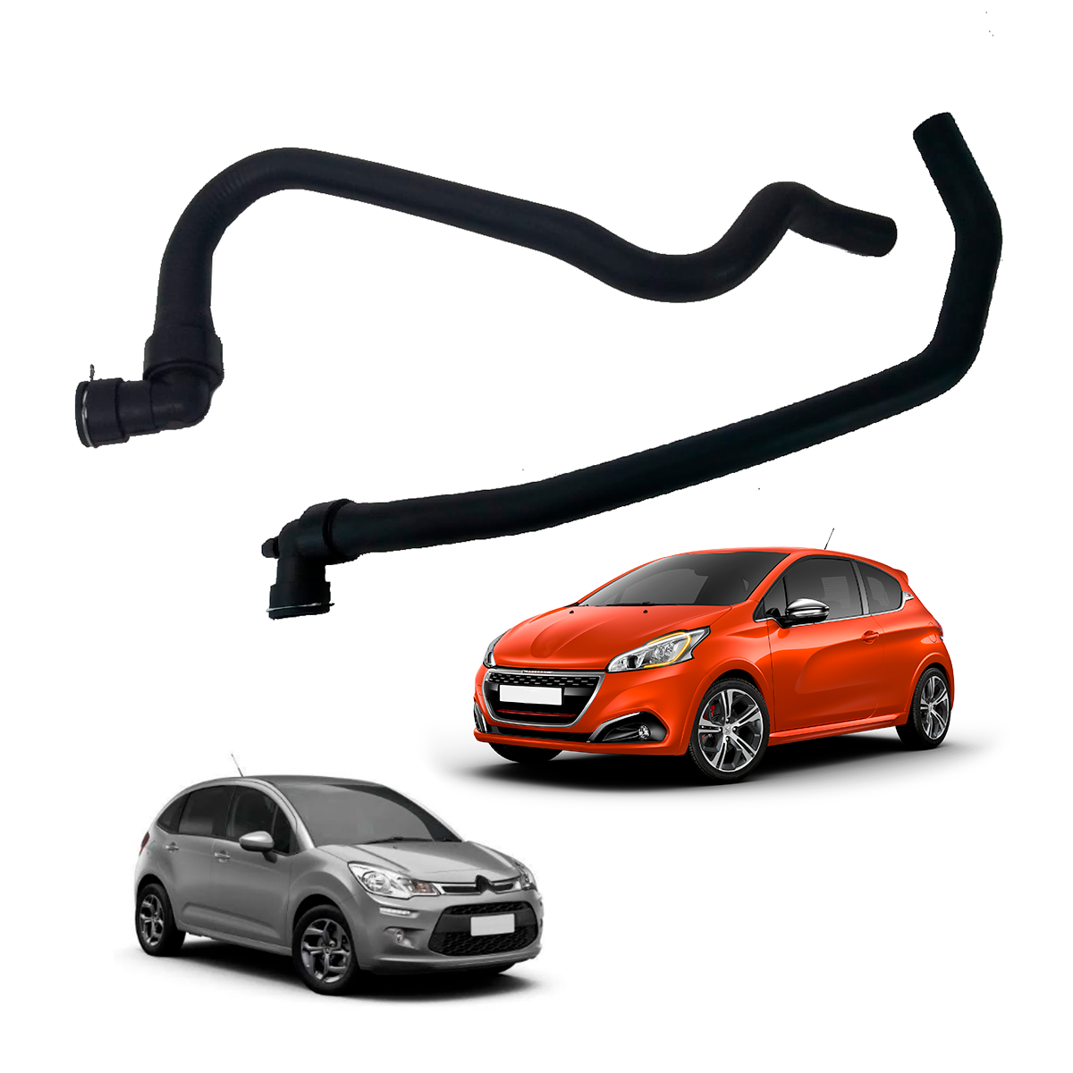 Kit Mangueira do Ar quente (Entrada e Saída) 208 / C3