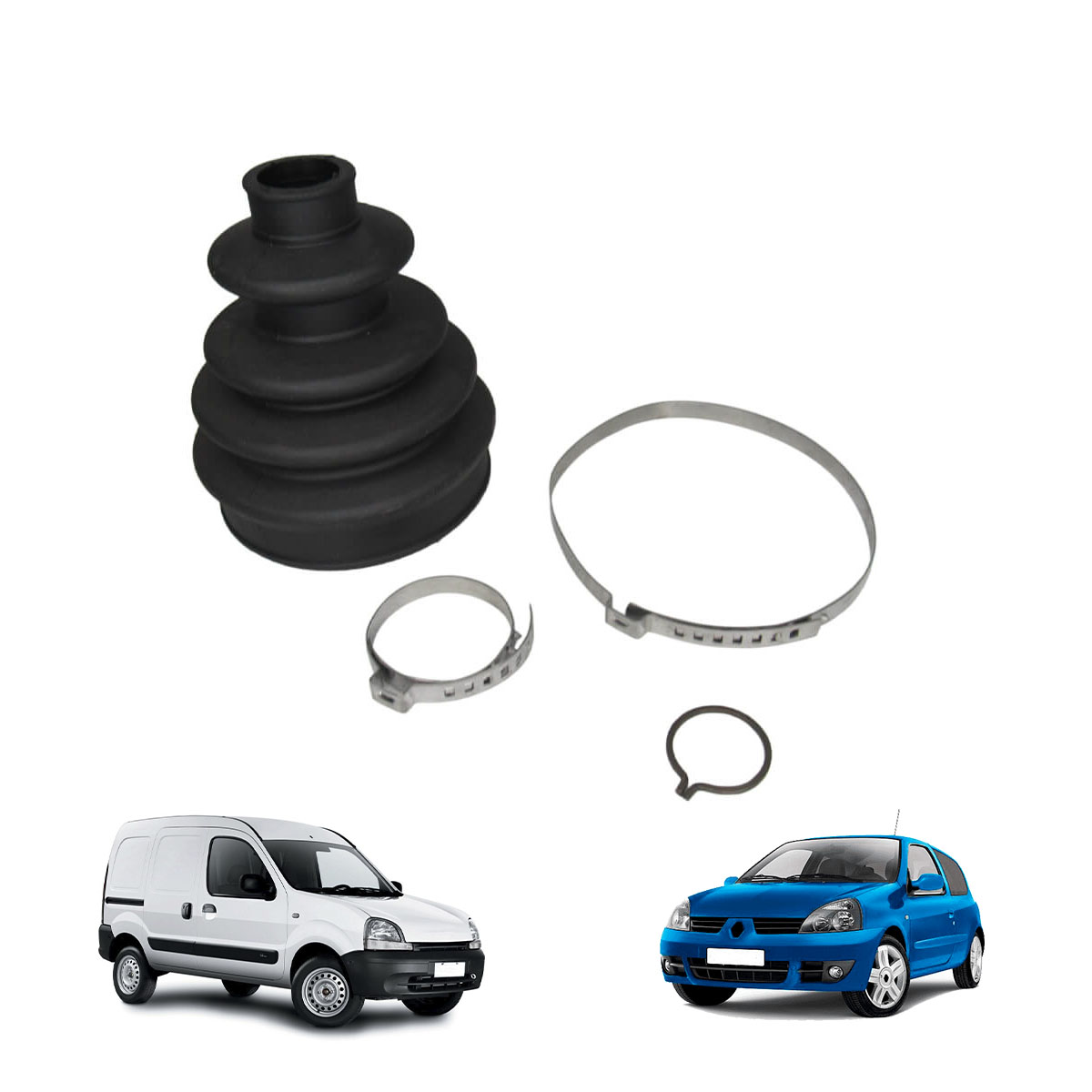 Coifa Lado Roda Cl2/Kan 1.0 8V/16V Eixo Fino (24X80)