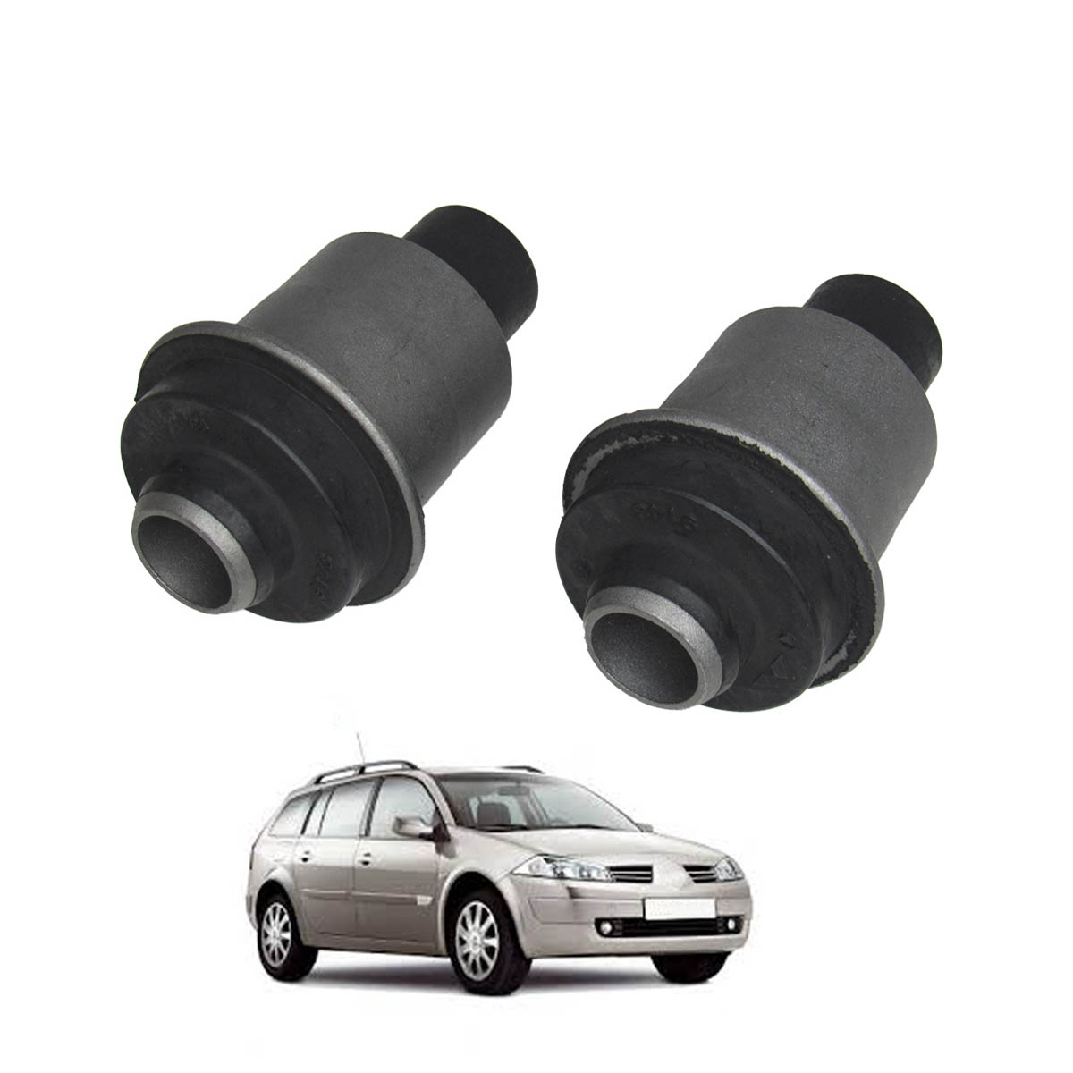 Par Bucha Do Quadro Da Suspensao Diant. Meg Ii/Tida/Livina