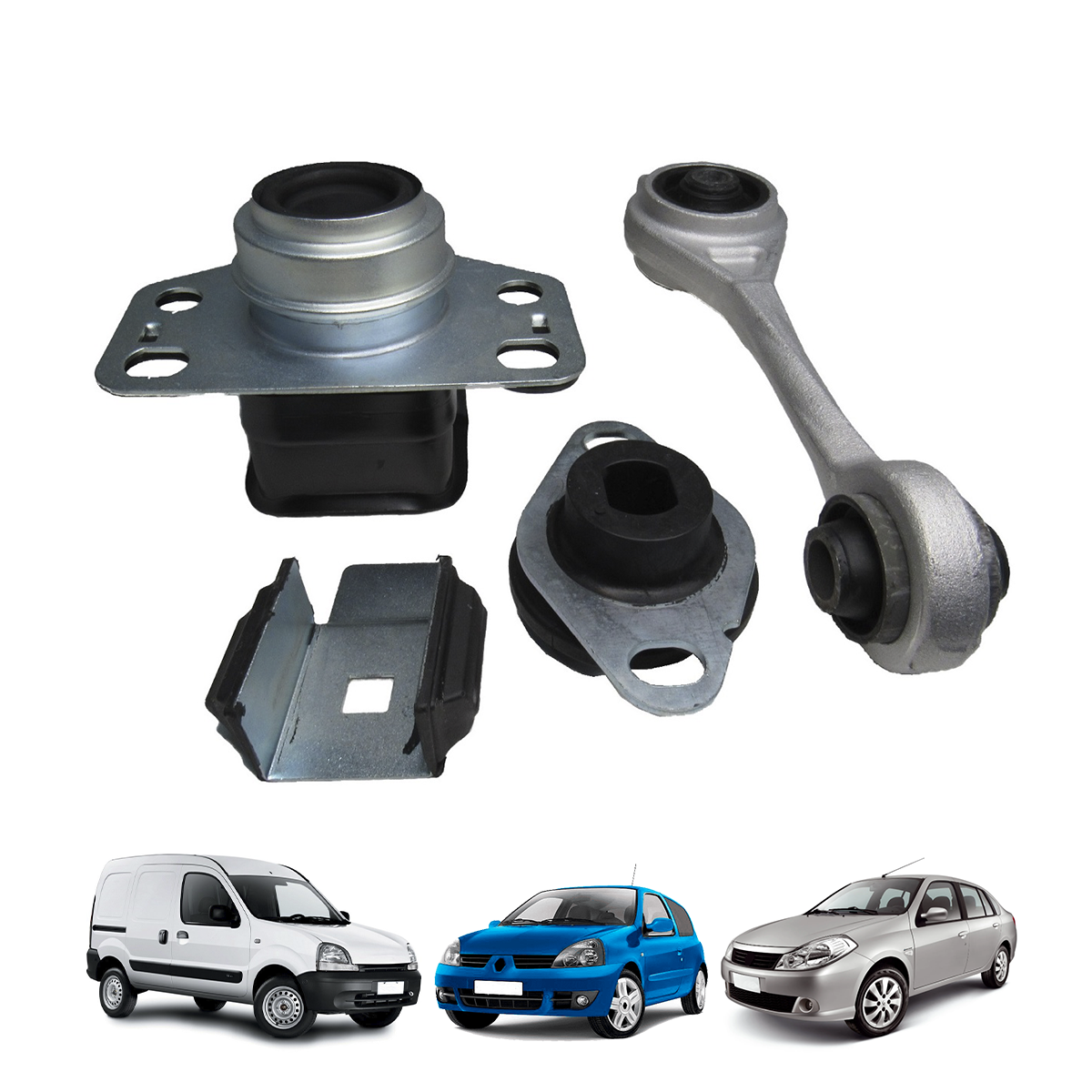 Kit Coxim Do Motor Dir. Clio Ii 1.6/Kangoo 1.6/Symbol