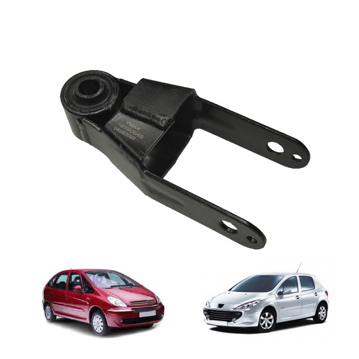 COXIM CENTRAL DO CAMBIO (SUPORTE TIPO GARFO) 307/C4/PART 1.6 16V