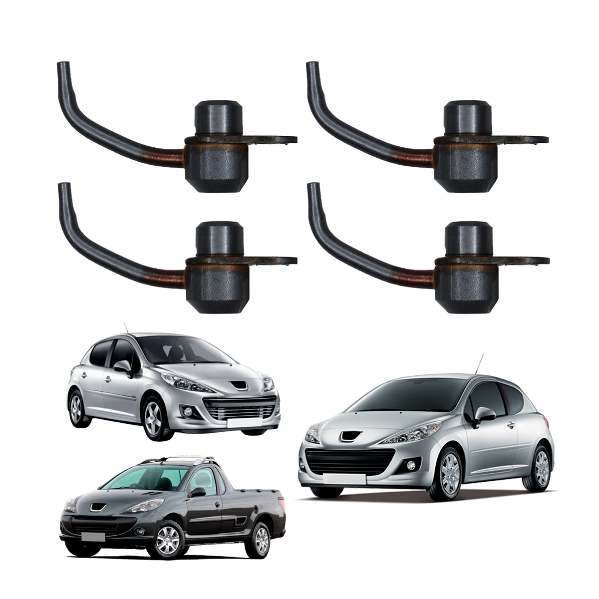 4 Bico Injetor De Oleo Mot 1.6 16V Tu5 206/207/Hog/208/307/308/Par/C3/Air/C3 Picasso/Xsara Picasso/Ber