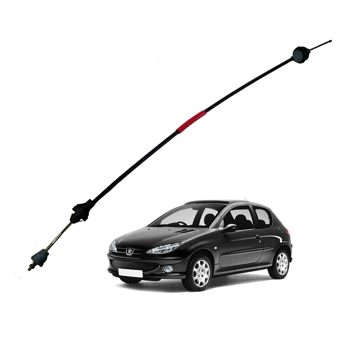 Cabo De Embreagem 206 1.0 Ie 8V D4D ...04 - Reg. Manual (1062mm)