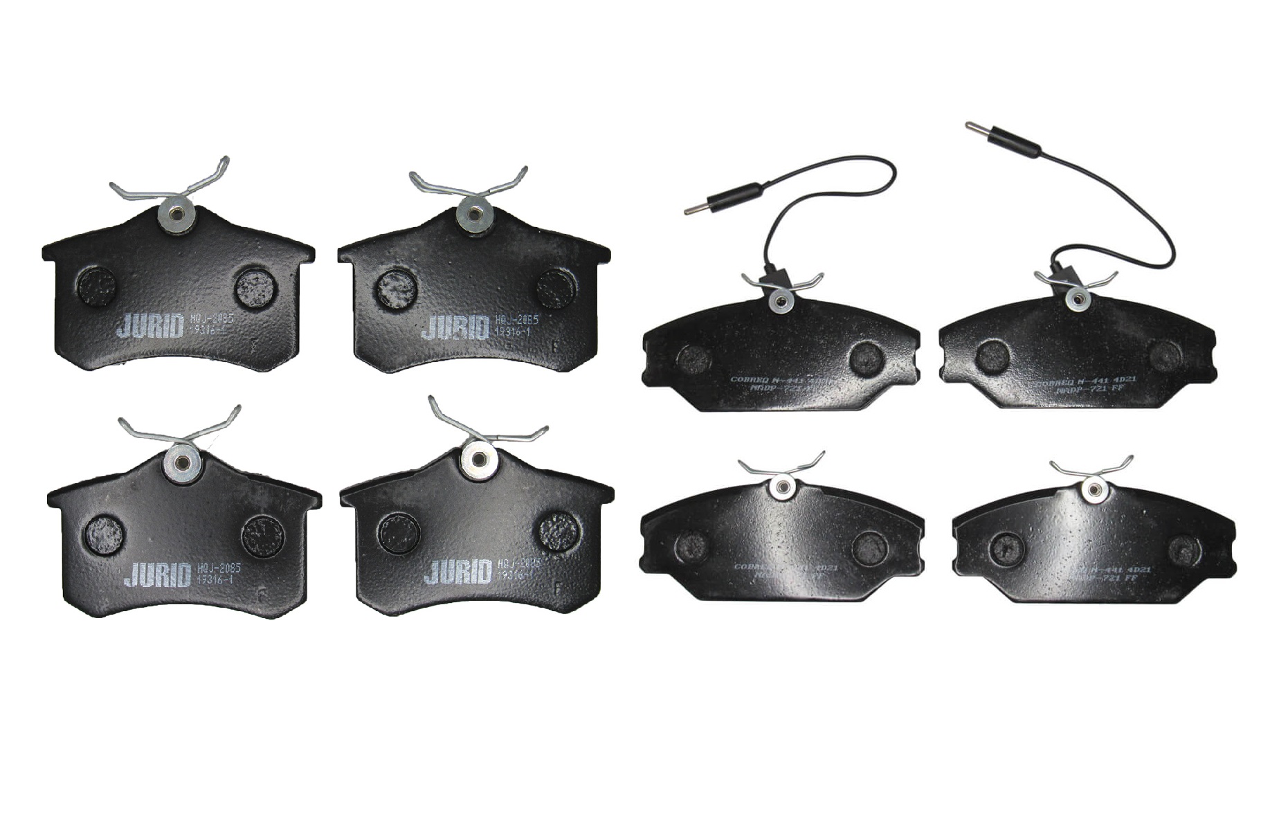 Jogo de Pastilha Dianteiro e Traseira Renault Megane II