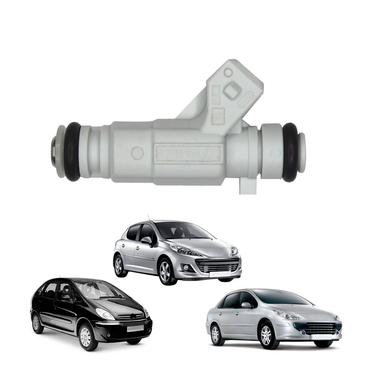 Bico Injetor De Comb. Mot 1.6 16V/2.0 16v 206/207/307/Hog/C3/C4/Xsa (Flex)