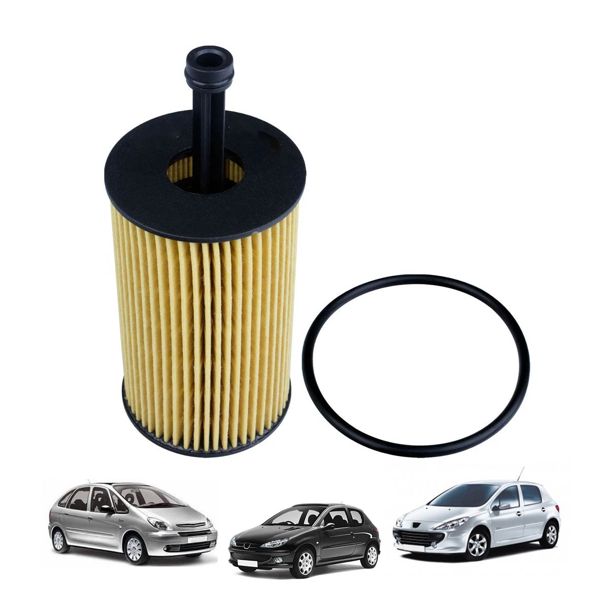 Filtro De Oleo (Refil) 206/306/307/Partner/C3/Berlingo/Xsara/Xsara Picasso (Gasolina)