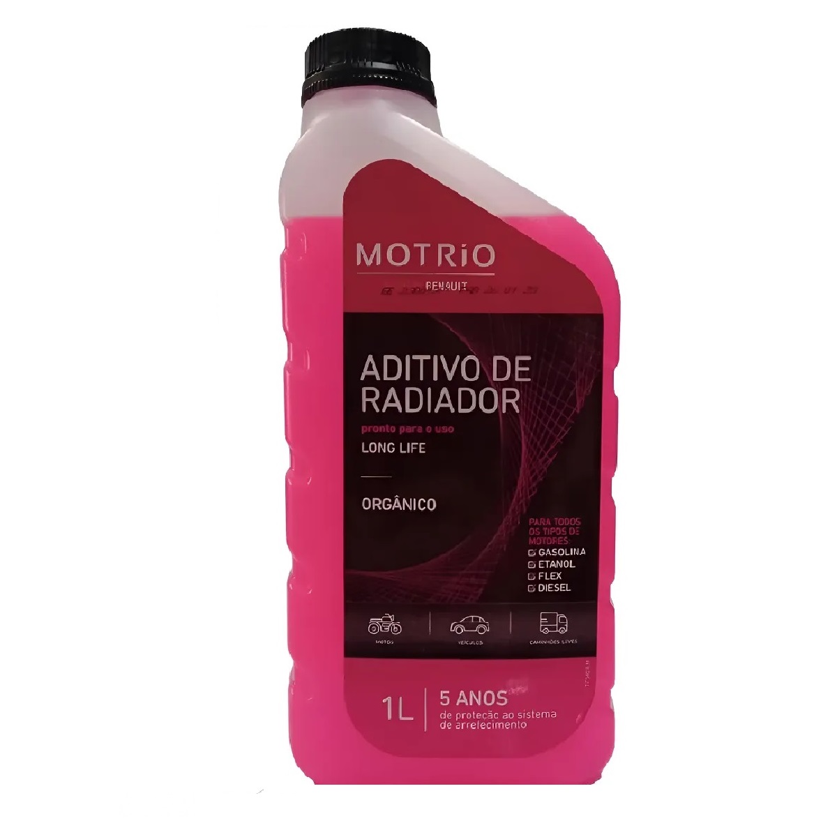 Aditivo Para Radiador Organico Pronto Uso Motrio 1L (ROSA)