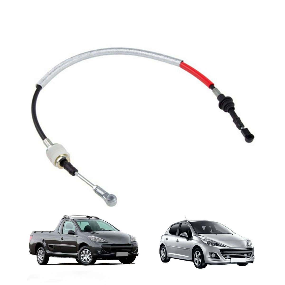 Cabo Da Alavanca De Cambio 207 2008... /Hoggar 2011... (Selecao)