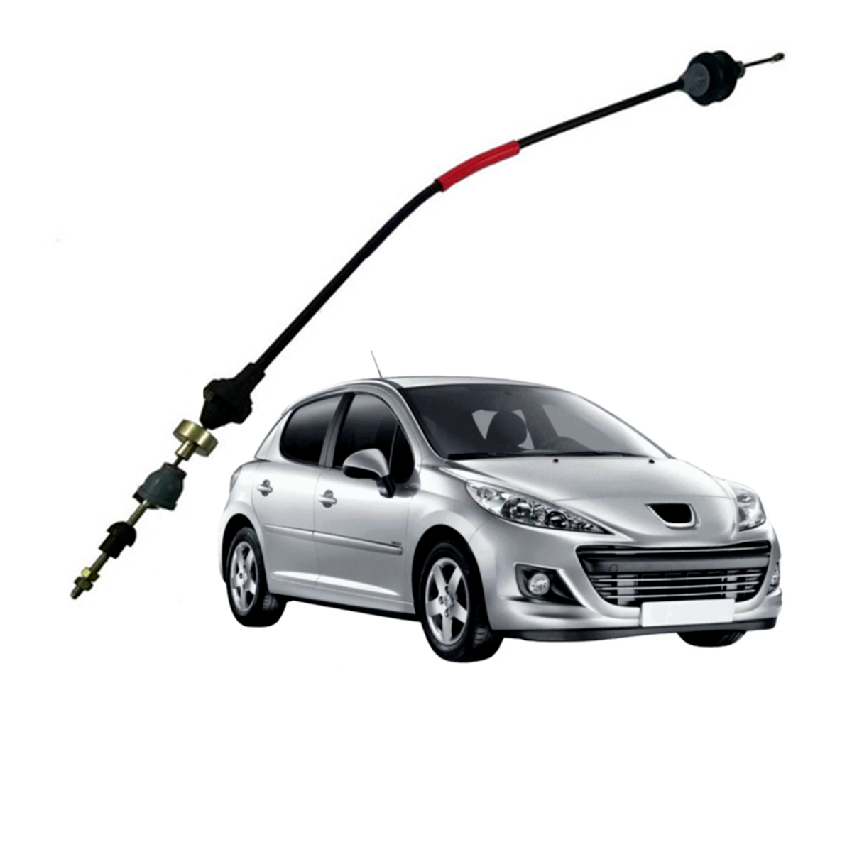 Cabo De Embreagem -reg Manual - Peugeot 207 1.4 8v / 1.6 16v (900MM)