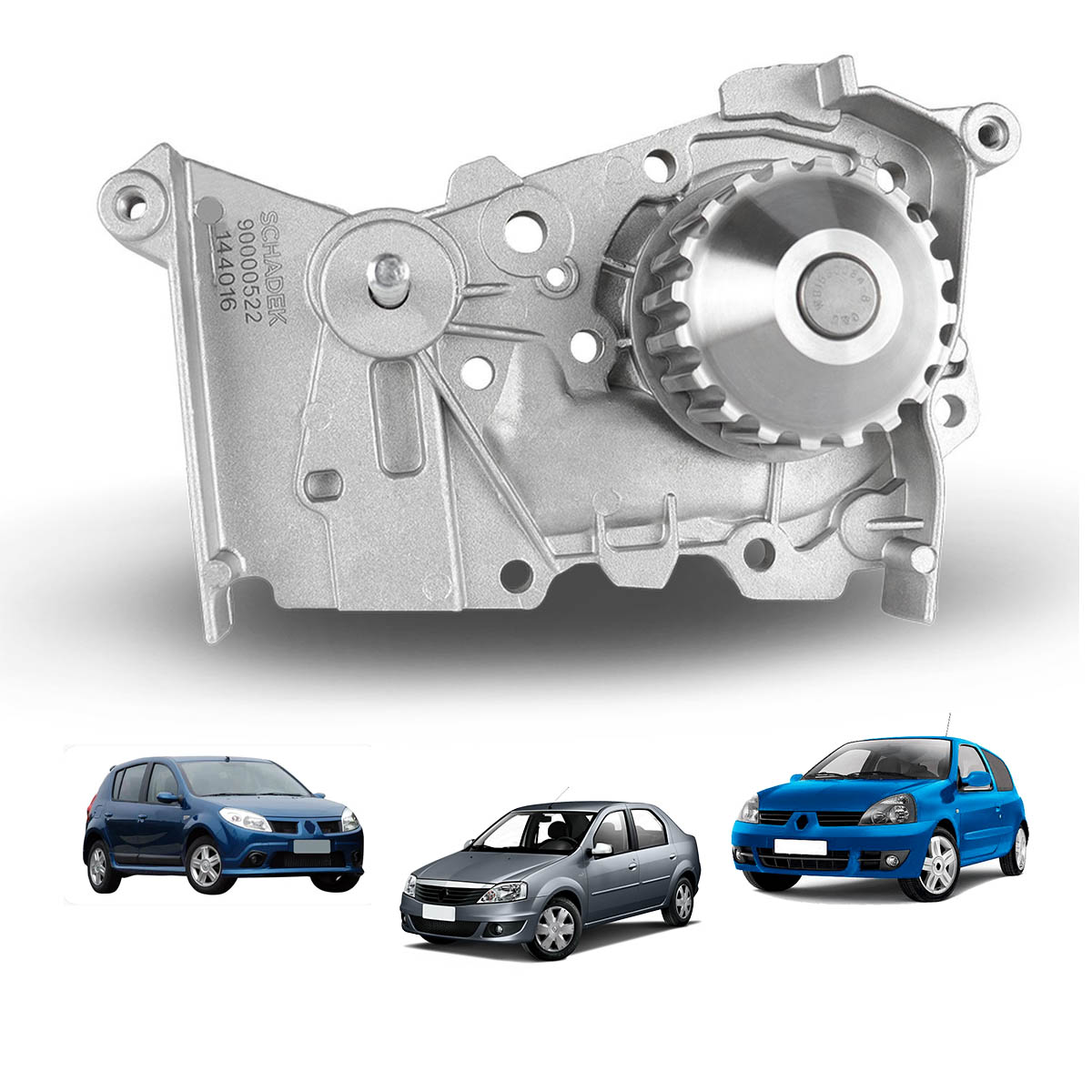 Bomba De Agua Mot 1.6 16V K4M Tds Log/San/Sym/Cl2/Sce/Meg/Kan