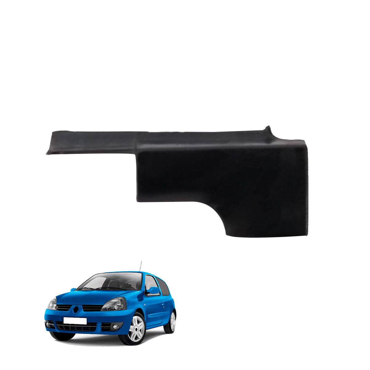 Acabamento De Borr. Sup. Esq. Parabrisa Clio Ii