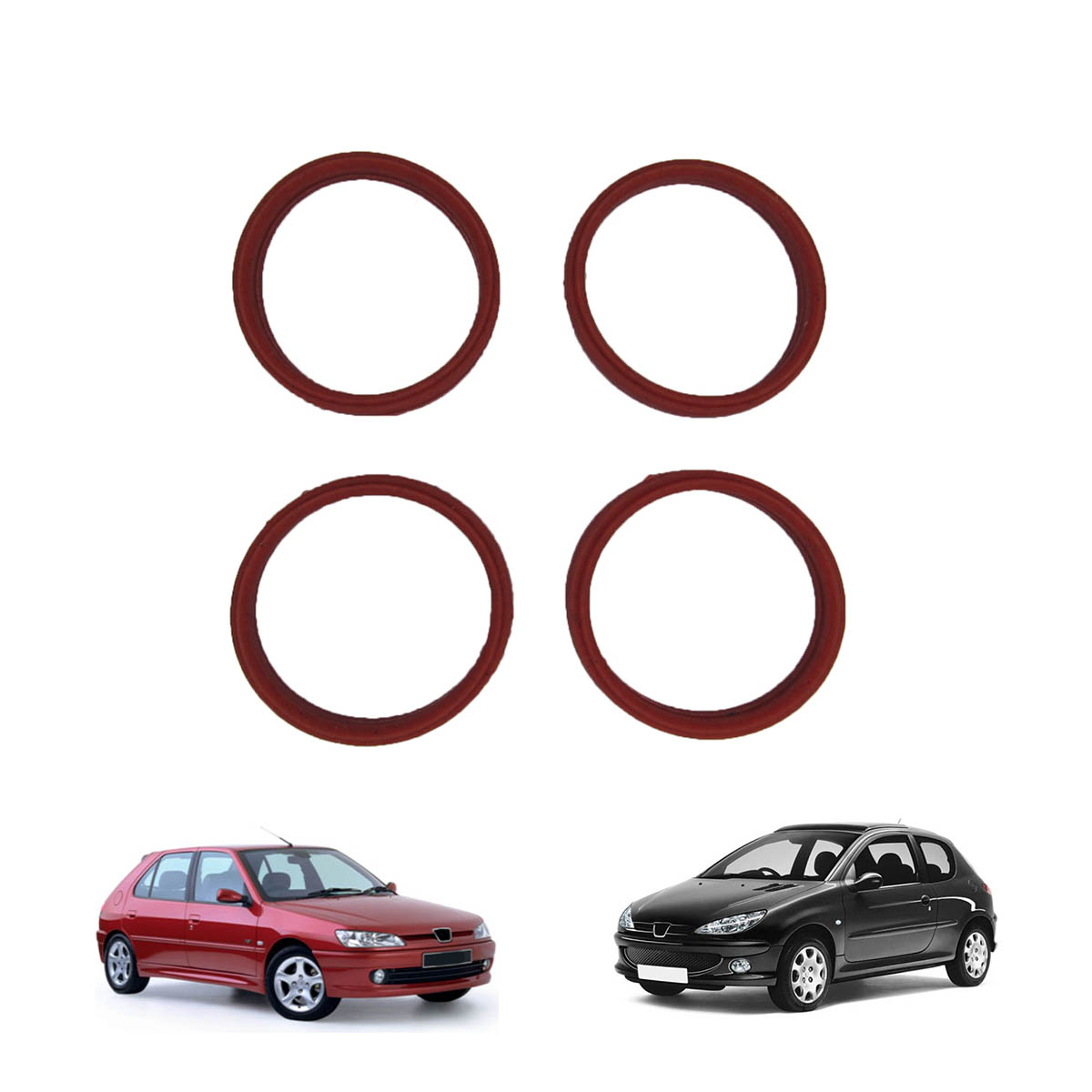 Junta Do Coletor De Admissao Mot 1.6 8V (Tu5Jp/J2) 206/306 (X4)