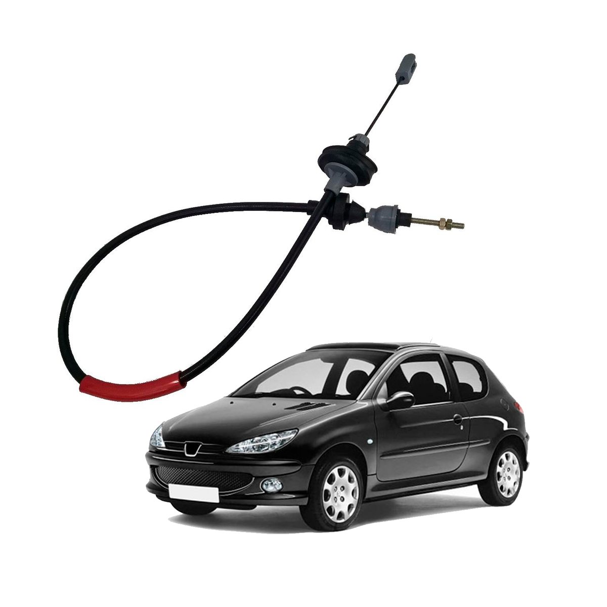 Cabo De Embreagem 206 1.0 16V ...02 - Reg. Manual (1070MM)