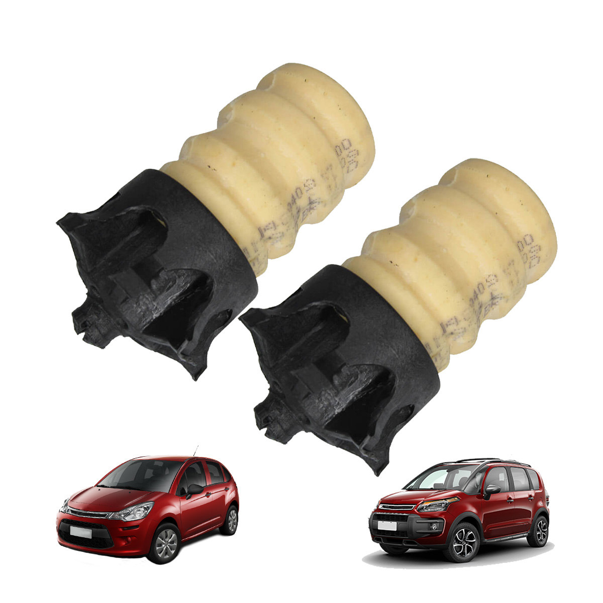 Par Batente Do Amort. Tras. C3 2013... / Aircross (Unidade)