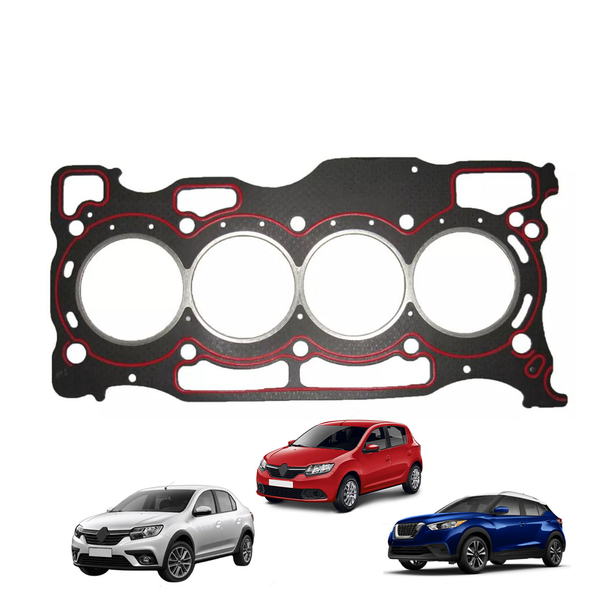 Junta Do Cabecote Mot 1.6 16V (H4M) Log2/San2/Cap/Dus/Oro (Fibra)
