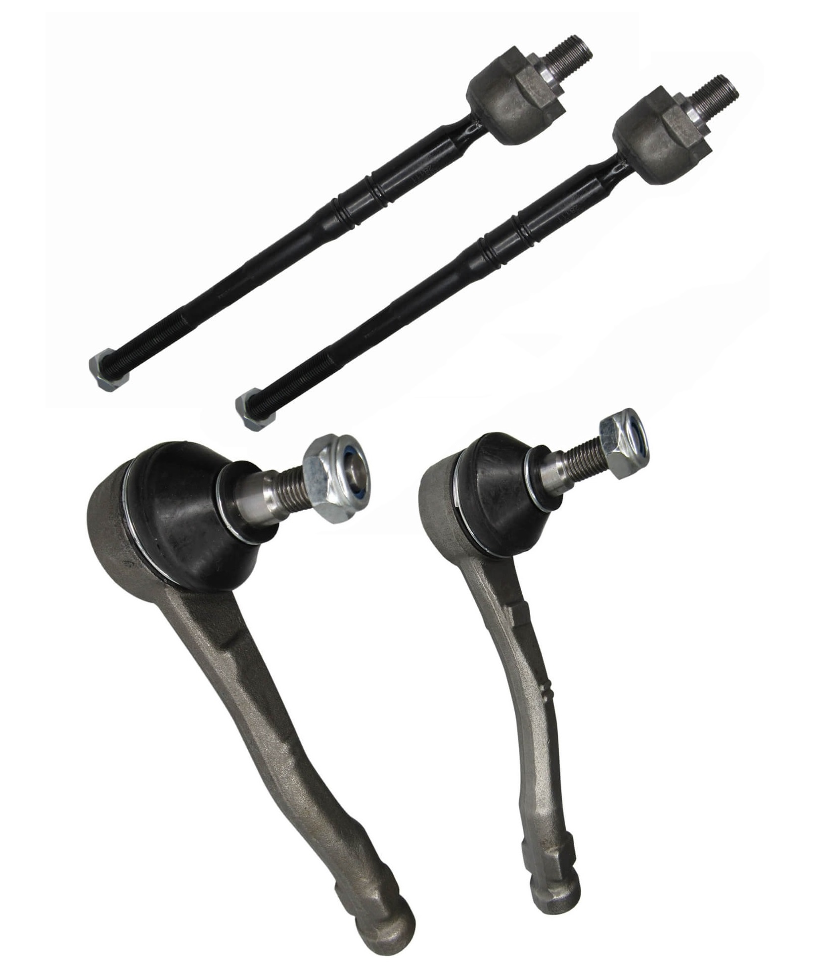 Jogo de Terminal de Direção + Braço Axial Peugeot 308 3008 408 / Citroen C4