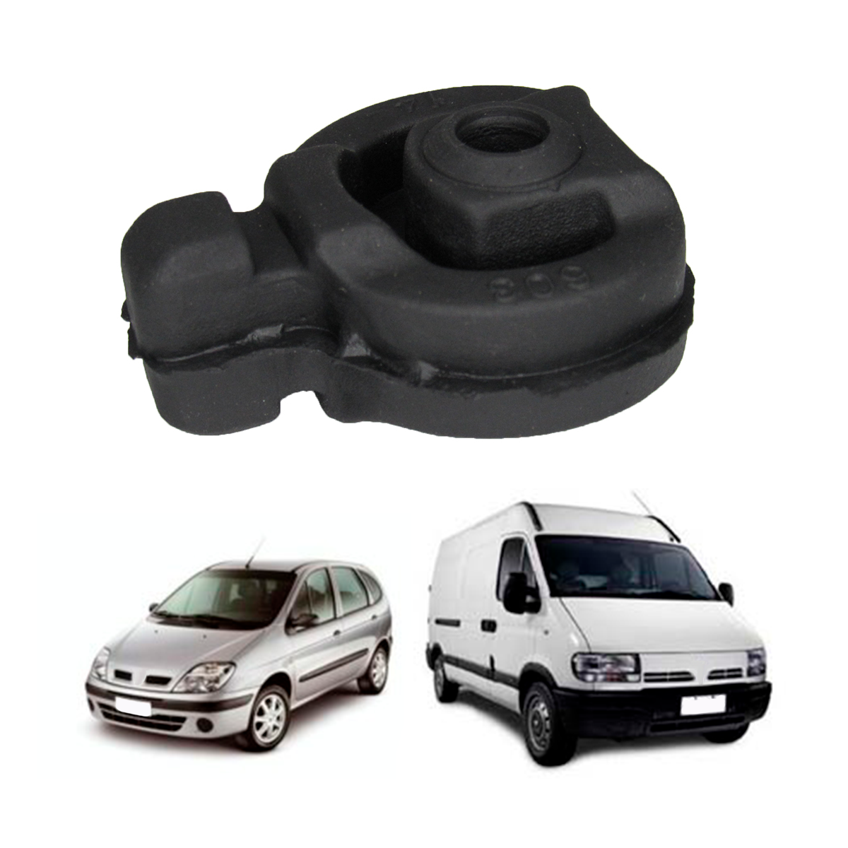 Coxim Do Escapamento Tras. R19/Sce/Meg I/Master