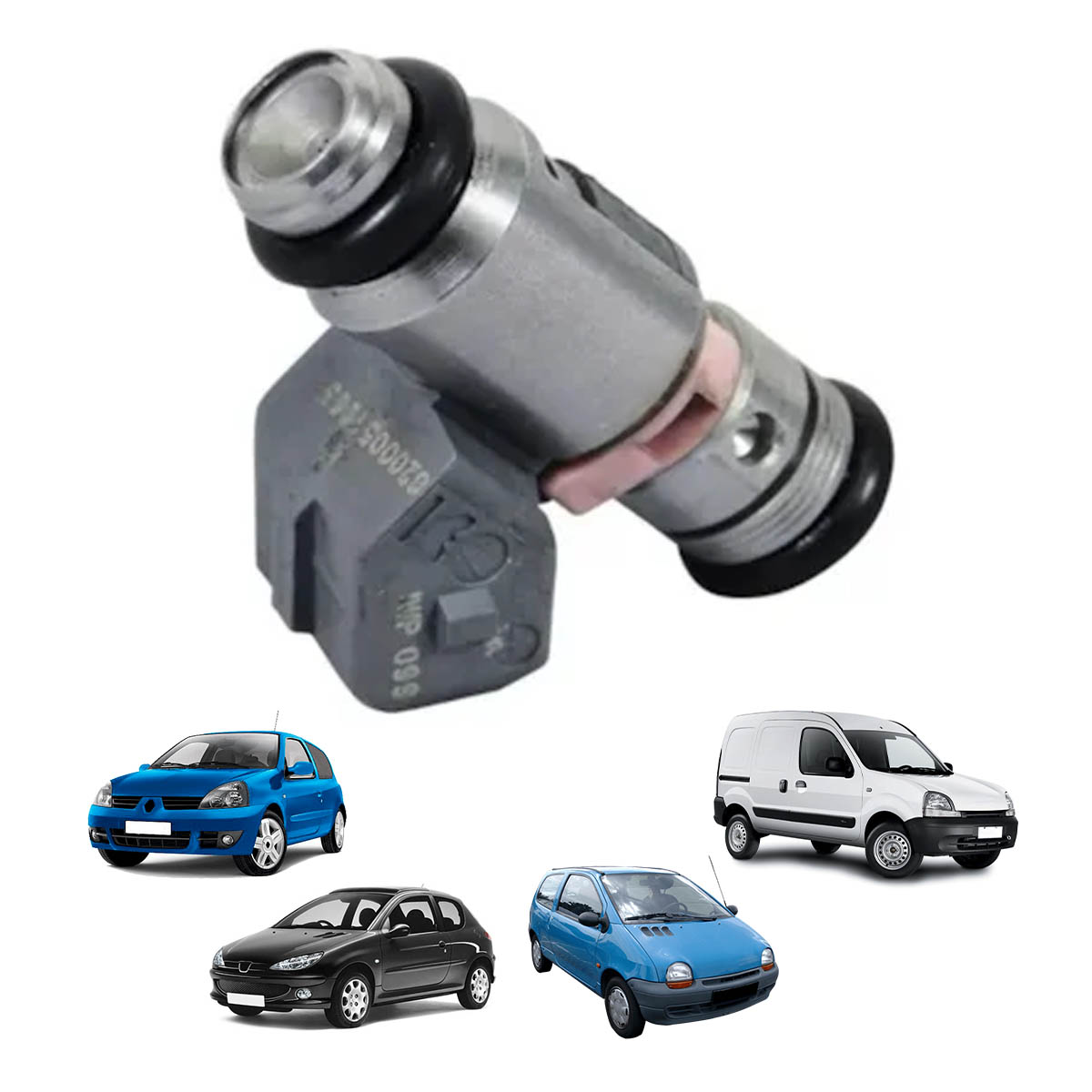 Bico Injetor De Comb. Mot 1.0 16V D4D 206 / Clio II / Twingo / Kangoo (GASOLINA)