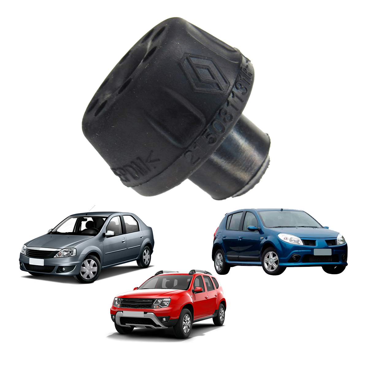 Coxim De Borracha Inf. Do Radiador Logan Sandero Duster