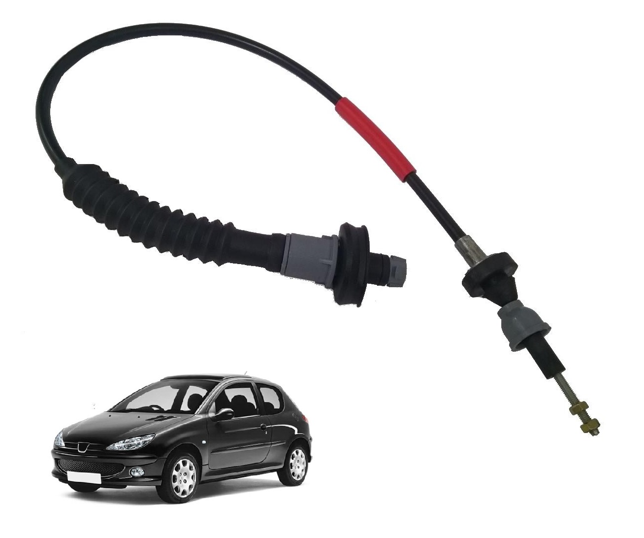 Cabo De Embreagem 206 1.0 8V...04 Reg. Automatica (985MM)