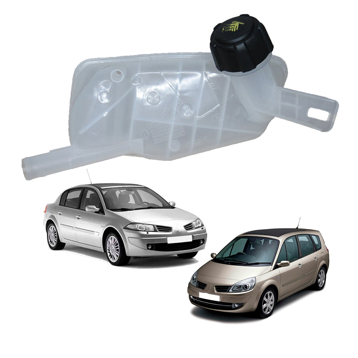 Reservatório De Água Do Radiador C/ Tampa Renault Megane Ii Gran Scenic