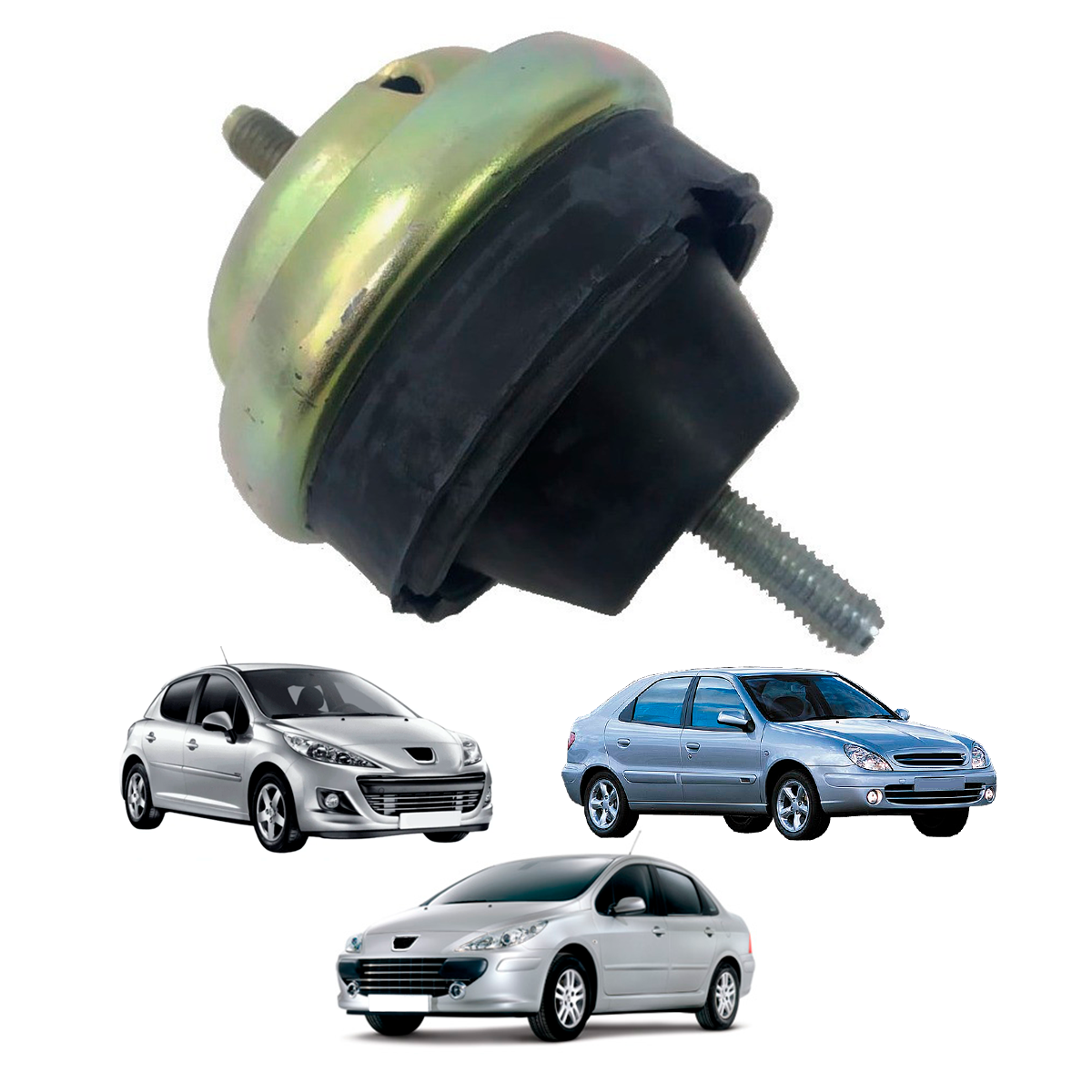 Coxim Superior Do Motor Direito 206 207 Partner 1.4 8v Citroen Xsara picasso Berlingo (Perinha)