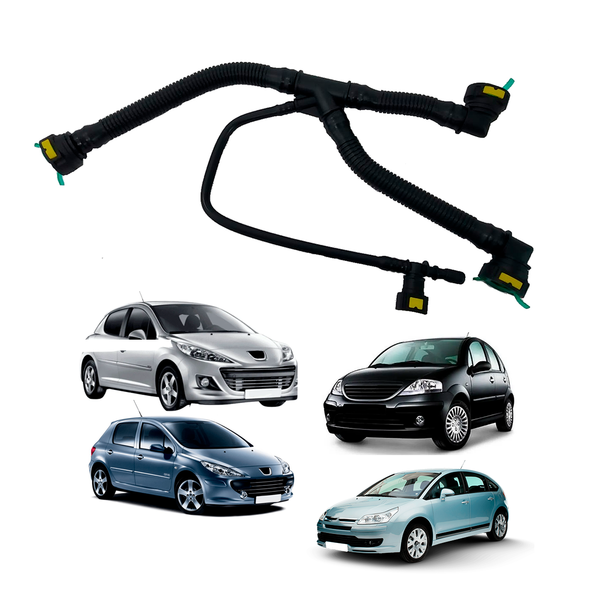 Mangueira Do Respiro Do Óleo Do Motor Peugeot 206 207 208 307 308 Partner C3 C4 Aircross Xsara Picasso Berlingo Tds 1.6
