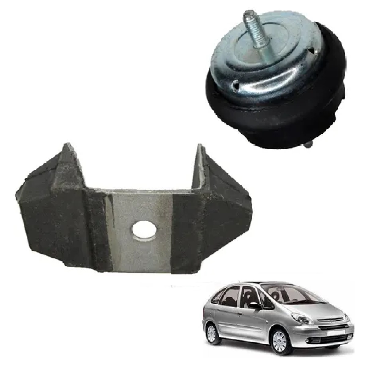 Coxim Superior Do Motor Direito (Pera) + Batente Limitador Xsara Picasso 2.0 16v