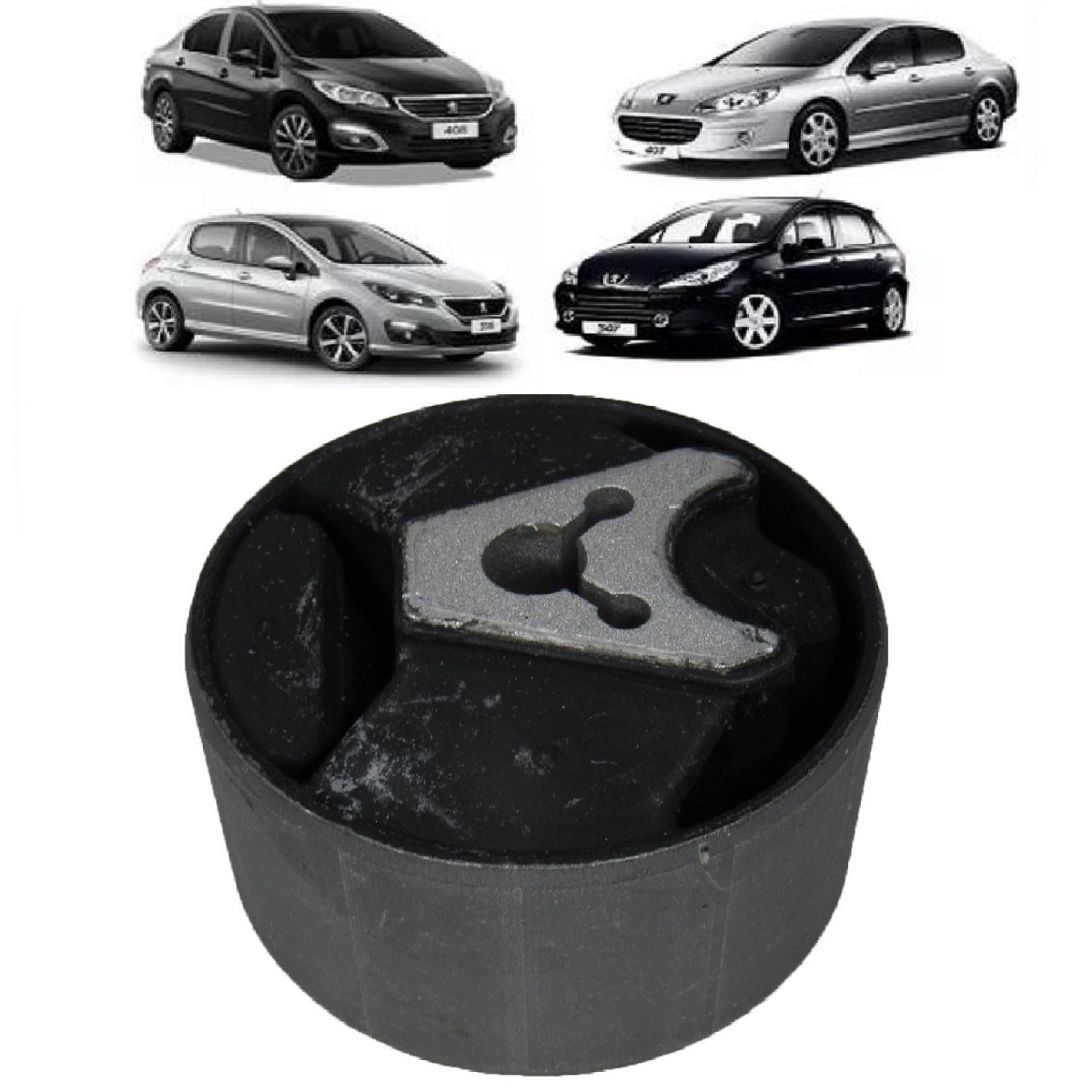 Coxim Inferior Do Cambio Central (Refil 70Mm) 206 207 307 308 3008 408 Partner Berlingo C4 Picasso Partner 308 408 3008